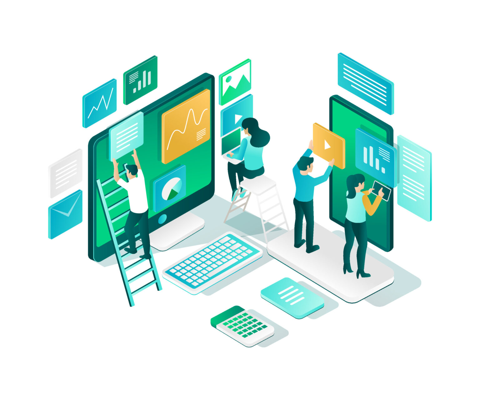 Creative web developer and seo optimization